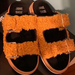 Jane shoe slides.
